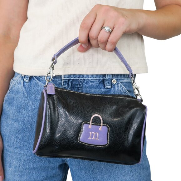 Vintage Y2K M Initial Mini Bag - Picture 1 of 9